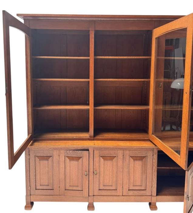 Arts & Crafts Library Bookcase by Willem Penaat for De Woning Amsterdam, 1904